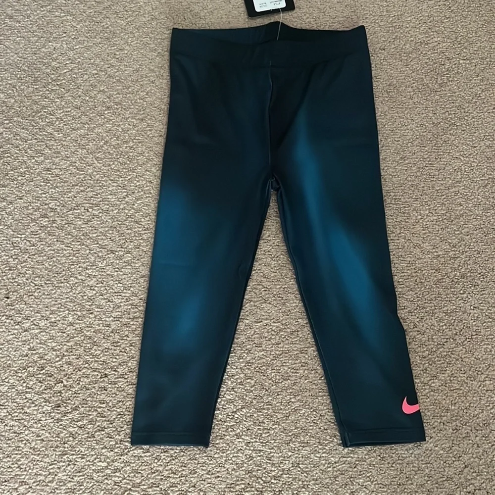 NWT Nike toddler girl outfi 2T pink purple two 2 piece LS long sleeve shirt pant - Picture 4 of 6